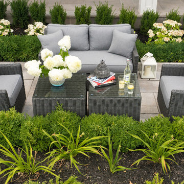 Bretton Slim love seat set - Brad's house