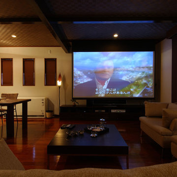 色と質感が織り成すプライベートLDKがある家