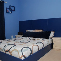 Belak Woodworking LLC - Bedroom Set in Blue - Products