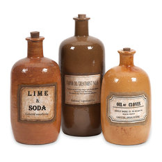 imax worldwide home easton decorative medicine bottles 3 piece set decorative jars - Decorative Jars imax worldwide home easton decorative medicine bottles 3 piece set decorative jars - Decorative Jars