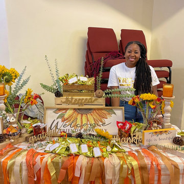 TABLE SET-UP: UNSPOKEN WORD EVENT - HARVEST TABLE