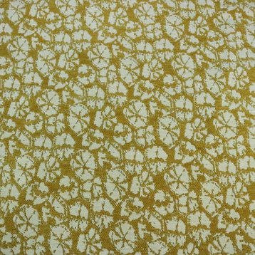 Amy Flower Chenille Jacquard Upholstery Fabric, Curry