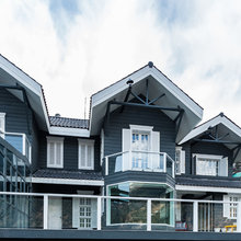 Grey & white exterior.