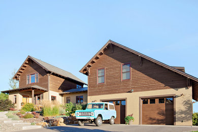 Inspiration for a rustic exterior home remodel in Other