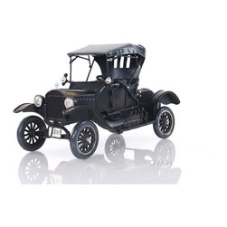 Black AJ037 Ford Model T Car Model - Decorative Objects And Figurines