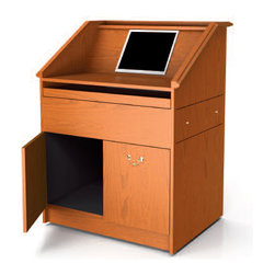 Pueblo Audio/Visual Presentation Lecterns by Nevers Industries - Filing Cabinets