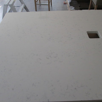 Frosty Carrina Quartz countertops