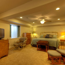 basement master bedroom