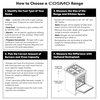 Cosmo 36" Italian Style Freestanding Gas Range, Stainless Steel