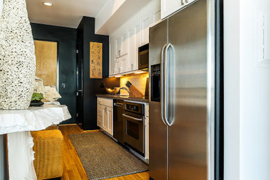 Inspiration for an eclectic kitchen remodel in San Diego