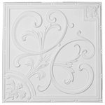 Ekena Millwork - 24"W x 24"H x 3/4"P Odessa Ceiling Tile - Our ceiling tiles are modeled after original historical patterns and designs. The finished look is a beautifully detailed, light weight, solid construction, focal piece. Urethane ceiling tiles are light weight for easy installation. They are fully primed and ready for your paint. If you have any questions feel free to ask. These are in stock and available for immediate shipment.