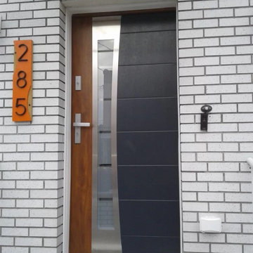 Modern Front Entry Doors. Hurricane impact entry door