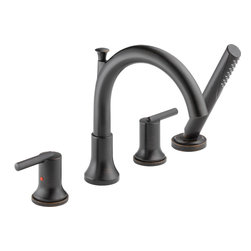 Delta Trinsic&reg; Roman Tub w/ Hand Shower Trim - Tub And Shower Parts