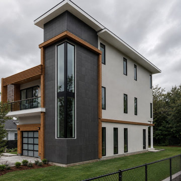Modern Single-Family Residence – Exterior View