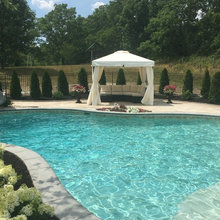 Lagoon shape pool