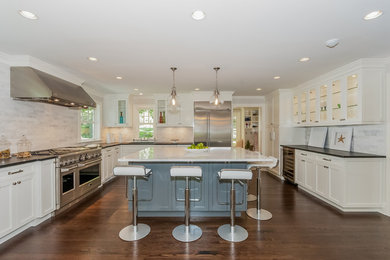 Kitchen - contemporary kitchen idea in New York