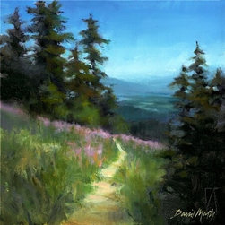 Alpine Hike by David Marty - Artwork