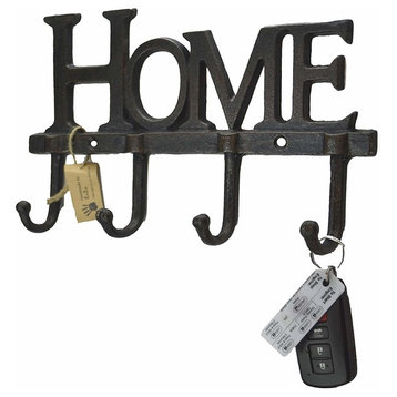Cast Iron Home Shape Key Holder, Coat Hanger