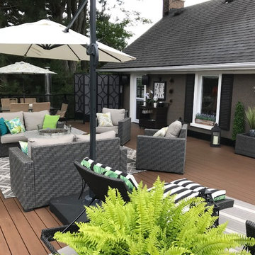 Flat top roof terrace