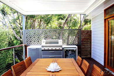 This is an example of an industrial deck in Sydney.