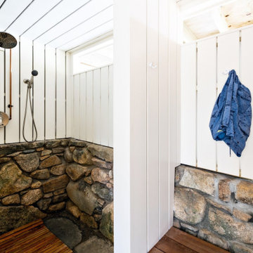 Outdoor Shower, Rinsing Station on Cape Cod