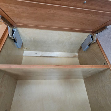 Custom rolltop computer desk