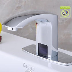 Contemporary Bathroom Sink Tap with Hydropower Automatic Sensor - T0102P - Bathroom Sink Faucets