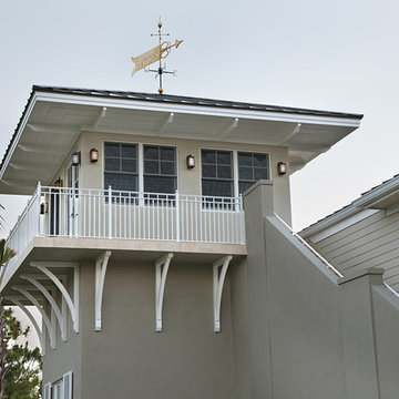 Residential Airplane Hanger - Florida Vernacular Style