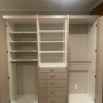 Custom Built in closets and Entertainment center