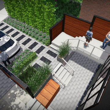 Upper Beach Front Yard Parking Pad