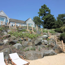 steps down bluff to beach