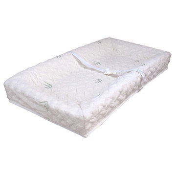 L.A. Baby 4-Sided Pad With Natural Quilted Bamboo Cover Size 32"