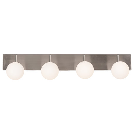 Metropolitan 38" LED Vanity, Satin Nickel