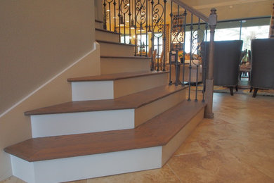 Example of a classic staircase design in Tampa