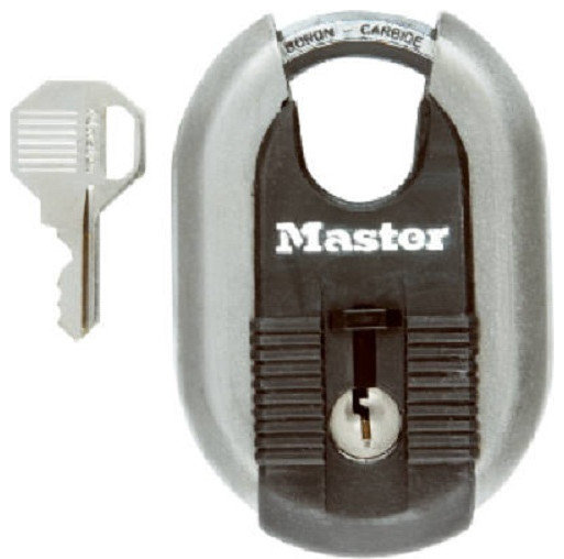 Master Lock Cadenas En Acier Laminé Avec Clé, Paquet De 2 à Clés Identiques, Argent, 3TLF