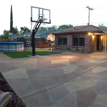Michael L's Pro Dunk Platinum Basketball System on a 27x27 in Sacramento, CA