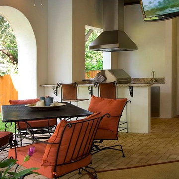 Outside kitchen