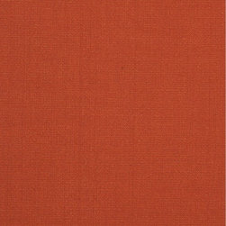 Terra cotta Color Hudson Yarn Dyed Solid Cotton Blend Design Fabrics - Upholstery Fabric