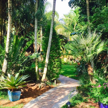 TROPICAL GARDEN IN FT. LAUDERDALE FLORIDA