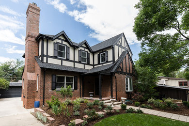 Example of an exterior home design in Denver