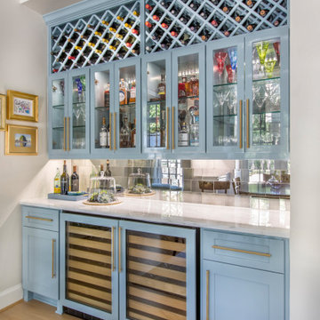 Blue Beverage Center | Prime Design Cabinetry