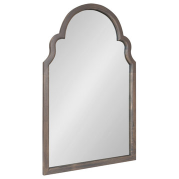Hogan Arch Framed Mirror, Gray, 24x36