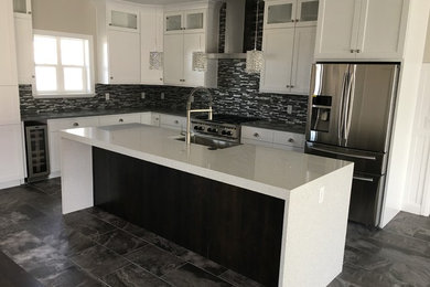 Kitchen - contemporary kitchen idea in Salt Lake City