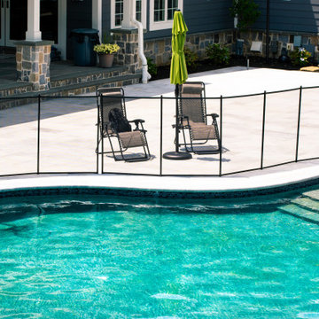 Inground Pool with Waterslide, Grotto and More!