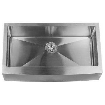 Miseno MSS3620F Farmhouse 36" Single Basin Stainless Steel - 16 Gauge Stainless