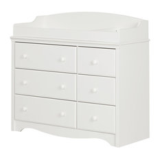 white changing unit
