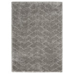 Nourison - Nourison Dreamy Shag Drs03 Rug, Gray, 5'3"x7'3" - Hazy abstract designs, nature-inspired patterns and neutral hues come together to create the Dreamy Shag Collection. These modern rugs are crafted of irresistibly soft polyester fibers in an ultra-plush texture that youll love to sink your toes into. Make Dreamy Shag the centerpiece for your living room dcor, or place in your bedroom for a cozy spot to plant your feet each morning.
