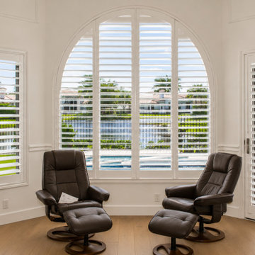 Custom Plantation Shutters for Arched Top Windows | Made in the USA