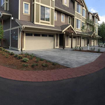Home Entrance in Decorative Stamped Asphalt