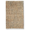 Hand Woven Jute Rug by Tufty Home, Natural / Nevy Blue, 2.5x9
